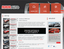 Tablet Screenshot of mmmauto.cz
